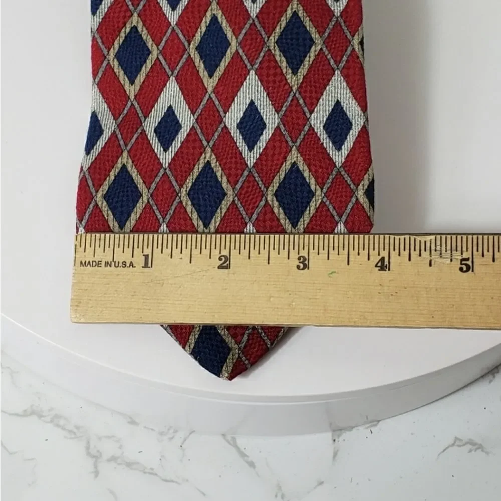 KENNETH COLE NEW YORK Geometric Print Classic Neck Tie